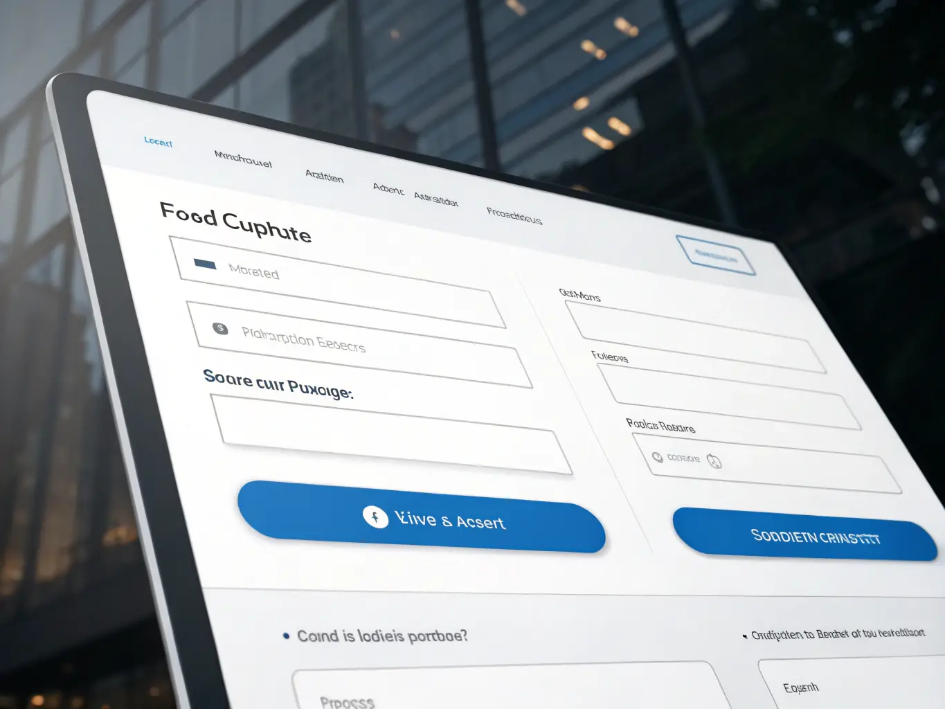 A lead capture form integrated into a consulting firm's website, demonstrating how Genises AI helps convert website visitors into qualified leads.