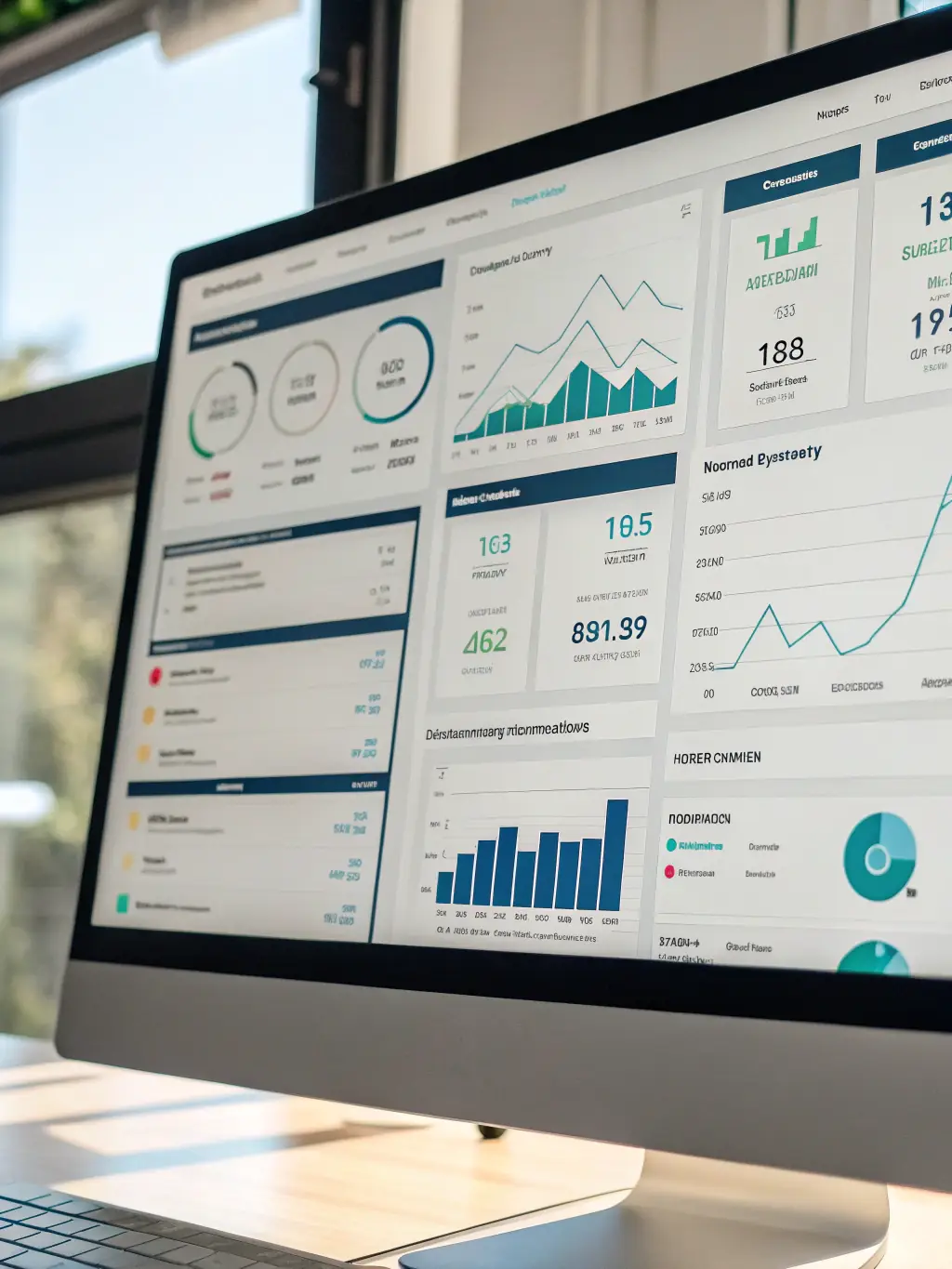 A dashboard view of the Genises AI platform, highlighting the ease of managing and customizing website content and chatbot interactions without coding.
